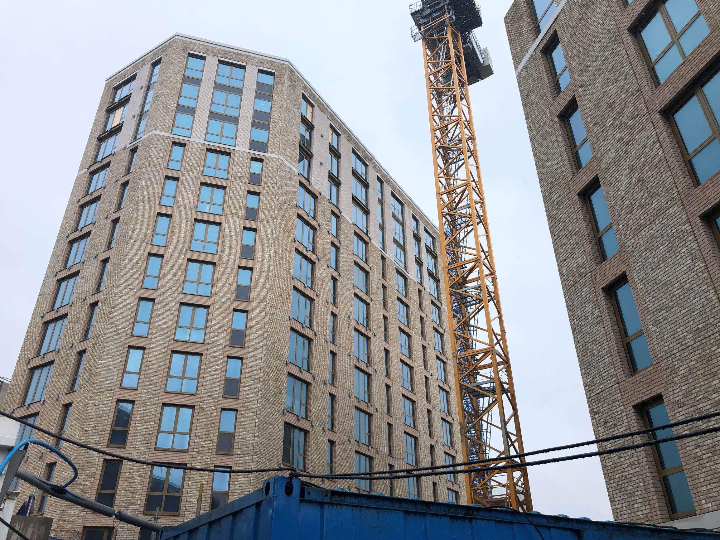 Verdo, Kew Bridge, Block J awaiting balcony addition